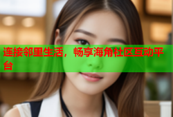 连接邻里生活，畅享海角社区互动平台